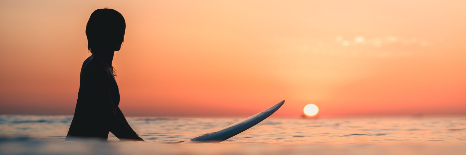 tramonto e surf